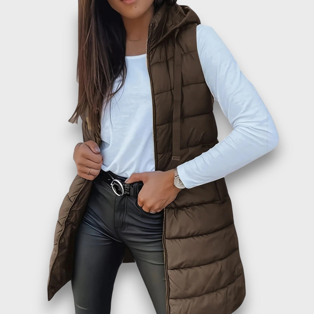 Kiara | Hooded Puffer Vest