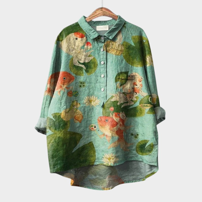 Vinnie | Classic Italian Vintage Blouse