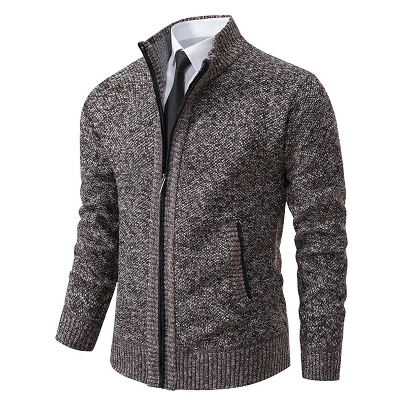 Cesar | Soft Edge Zip Sweater