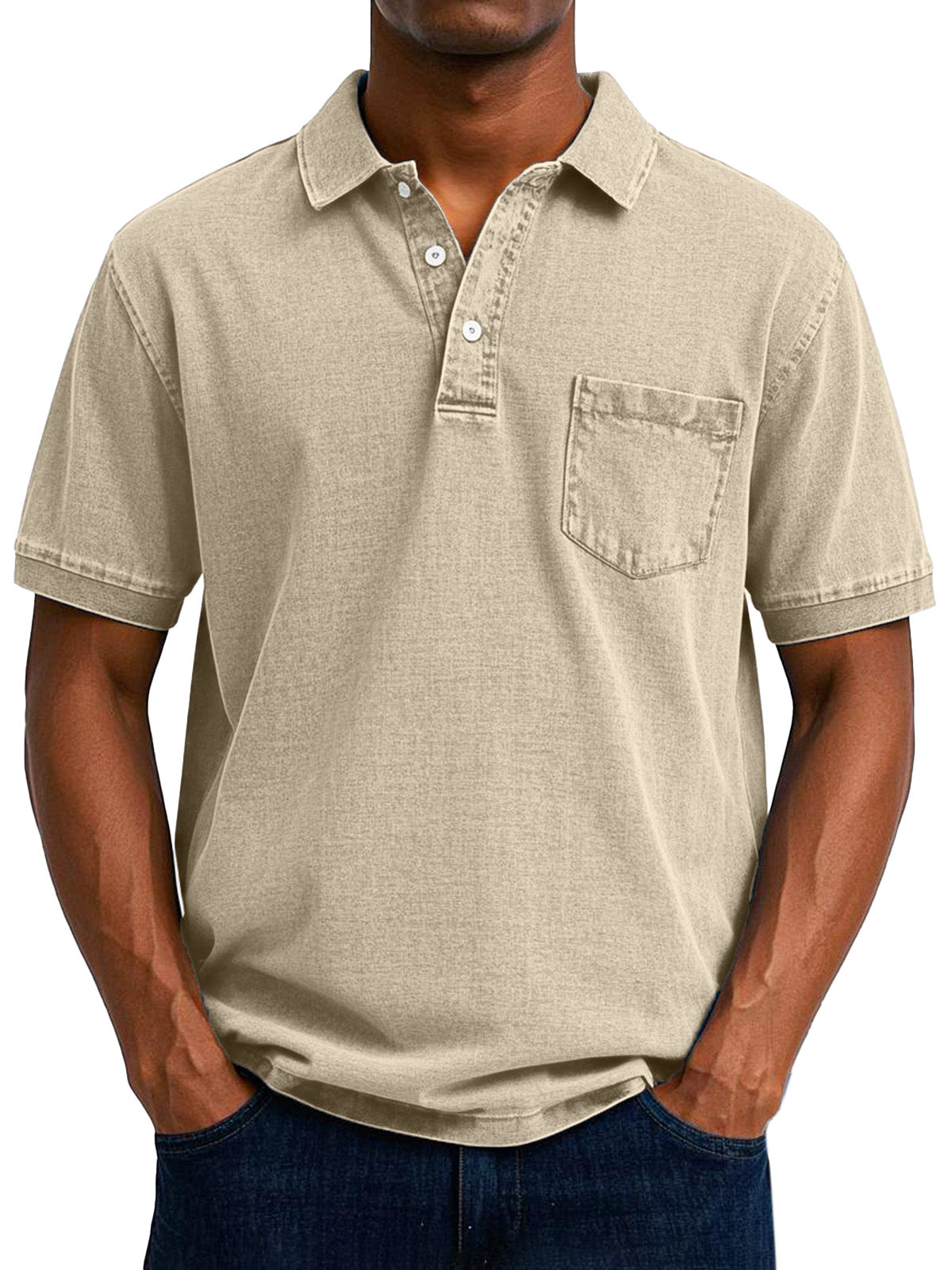 Max | Relaxed Vintage Style Polo Shirt