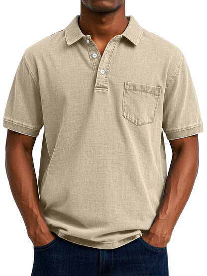 Max | Relaxed Vintage Style Polo Shirt