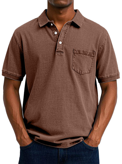 Max | Relaxed Vintage Style Polo Shirt
