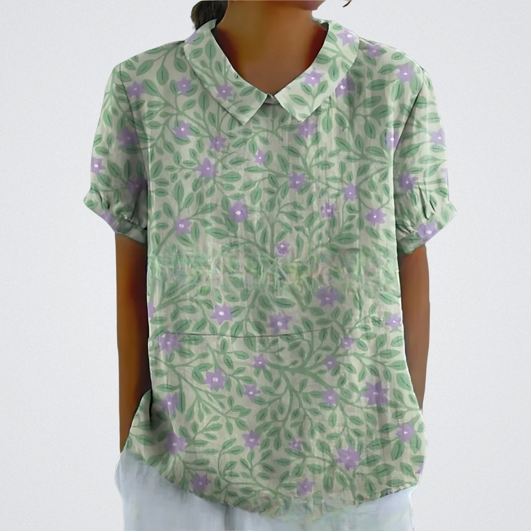 Linzielle | Floral French Vintage Blouse