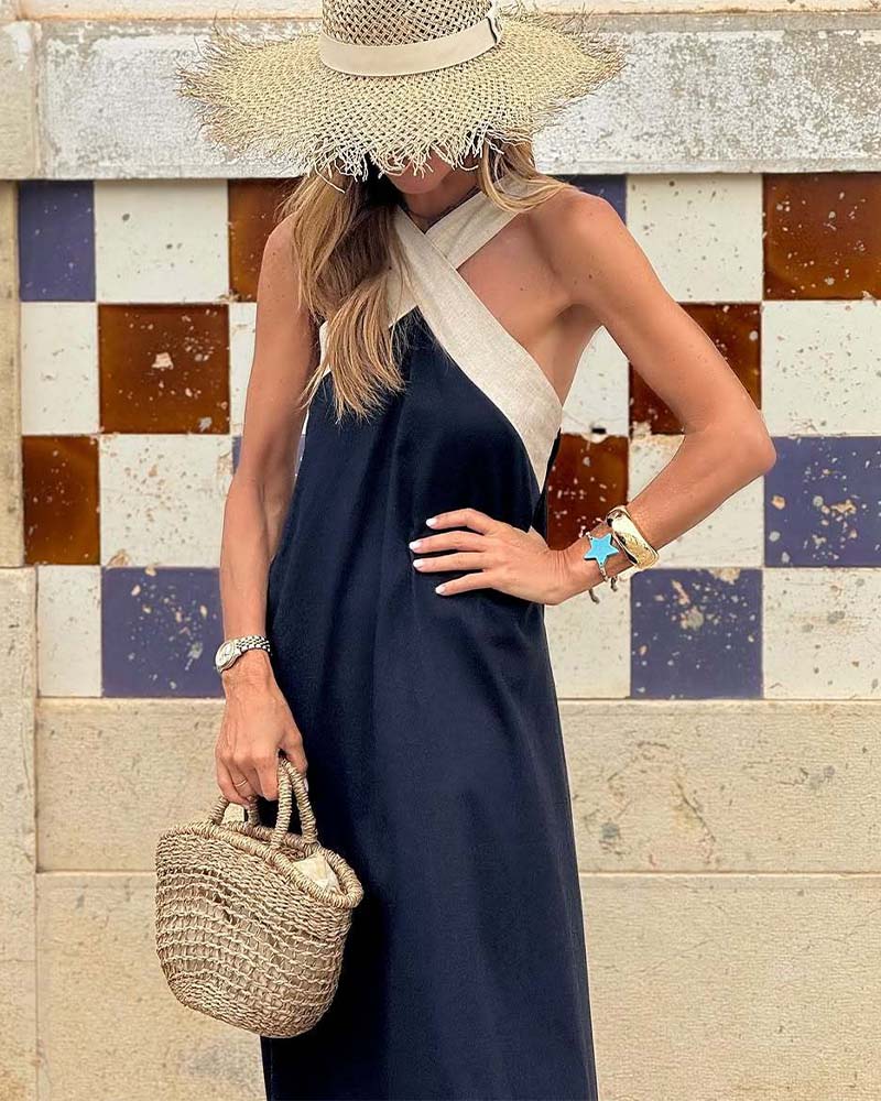 Claudia | Halter Neck Summer Dress