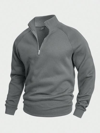 Kelvin | Stylish Zip High Neck Sweater