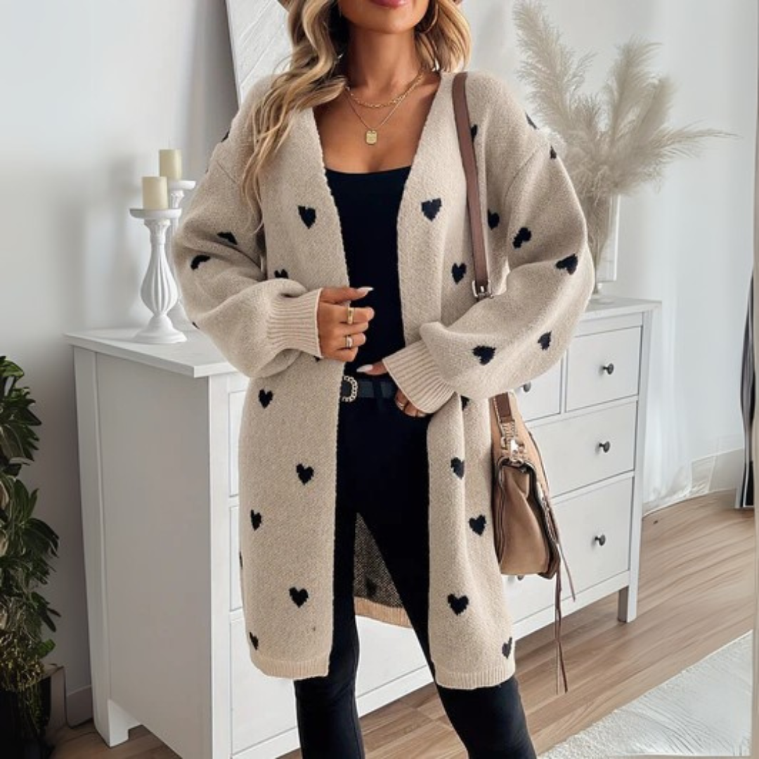 Jenny | Delicate Sweetheart Cardigan