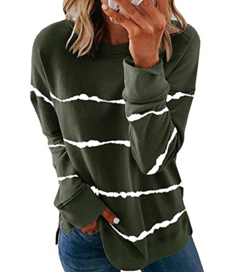 Liora | Stylish Striped Sweatshirt