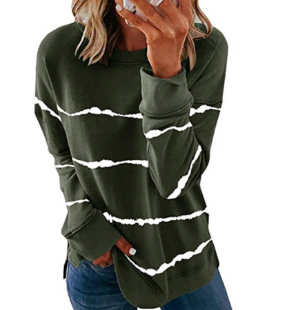 Liora | Stylish Striped Sweatshirt