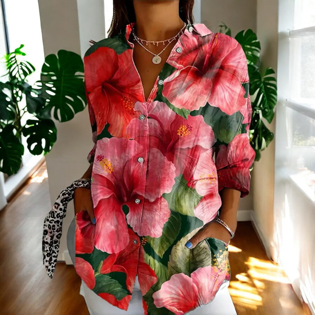 Irene | Stylish Floral Blouse