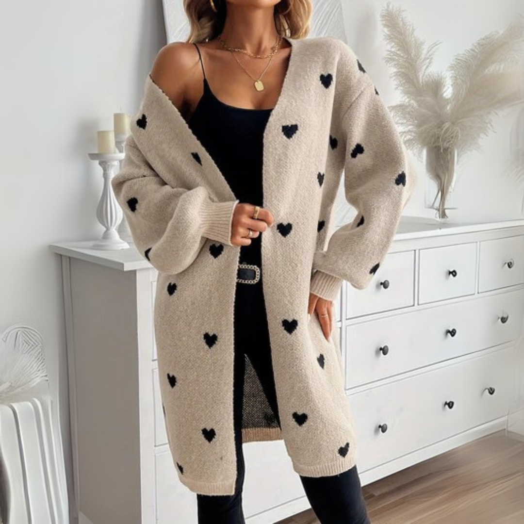 Jenny | Delicate Sweetheart Cardigan