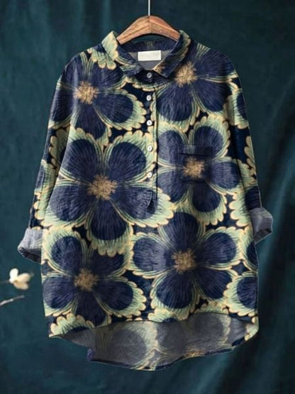 Alodia | Floral French Vintage Blouse