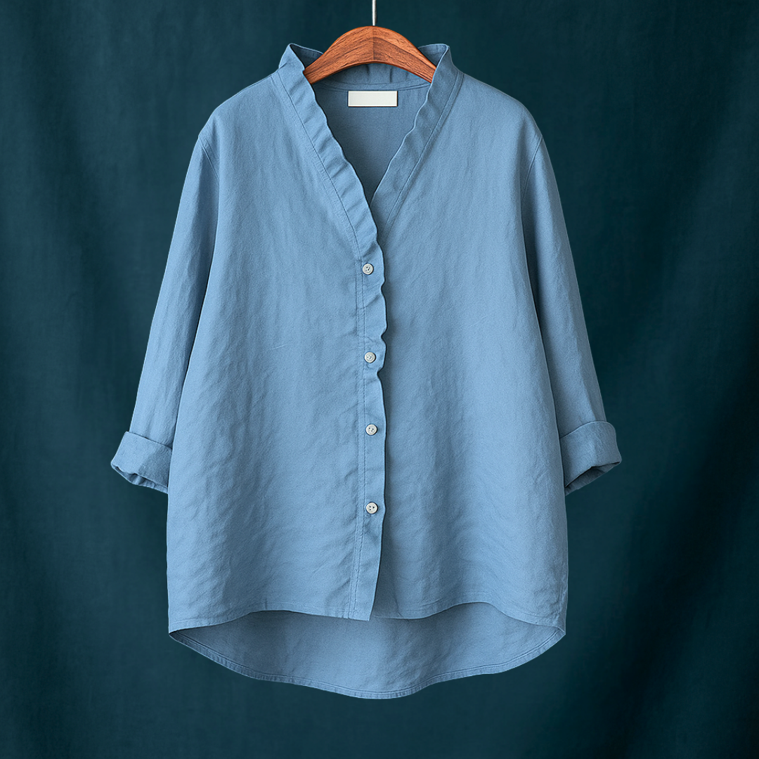 Joycelie | Cozy V-neck Blouse