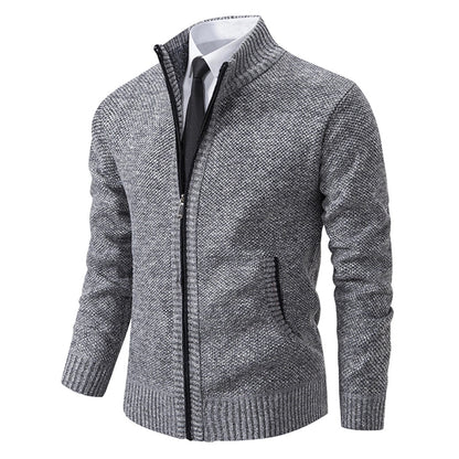 Cesar | Soft Edge Zip Sweater