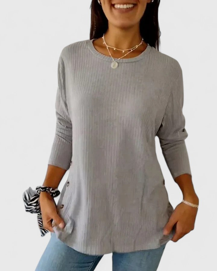 Maja | Stylish Crew Neck Top