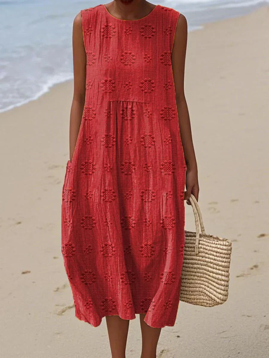 April | Chic Sleeveless Pocket Dress