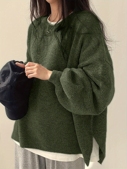 Aemie | Oversized Crewneck Sweater