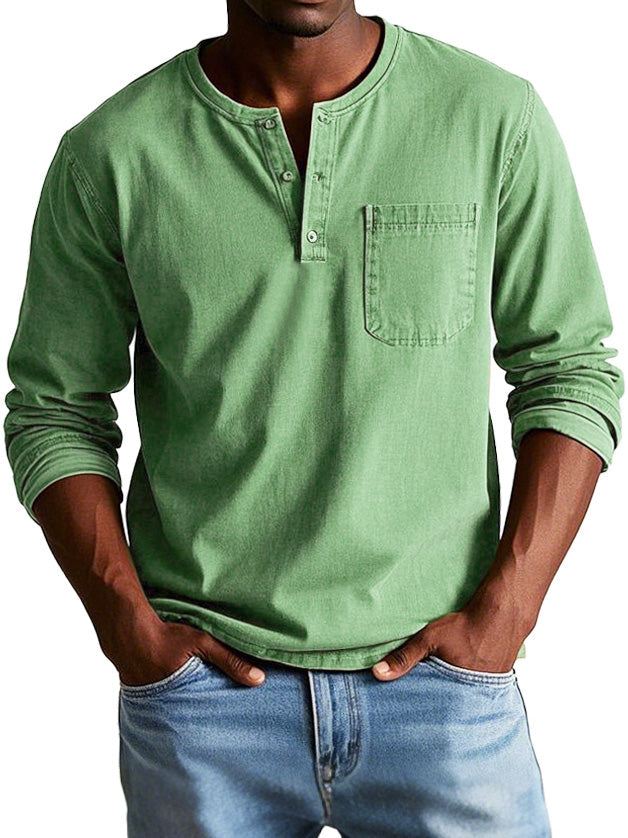 Theodore | Classic Vintage Long-Sleeve Shirt