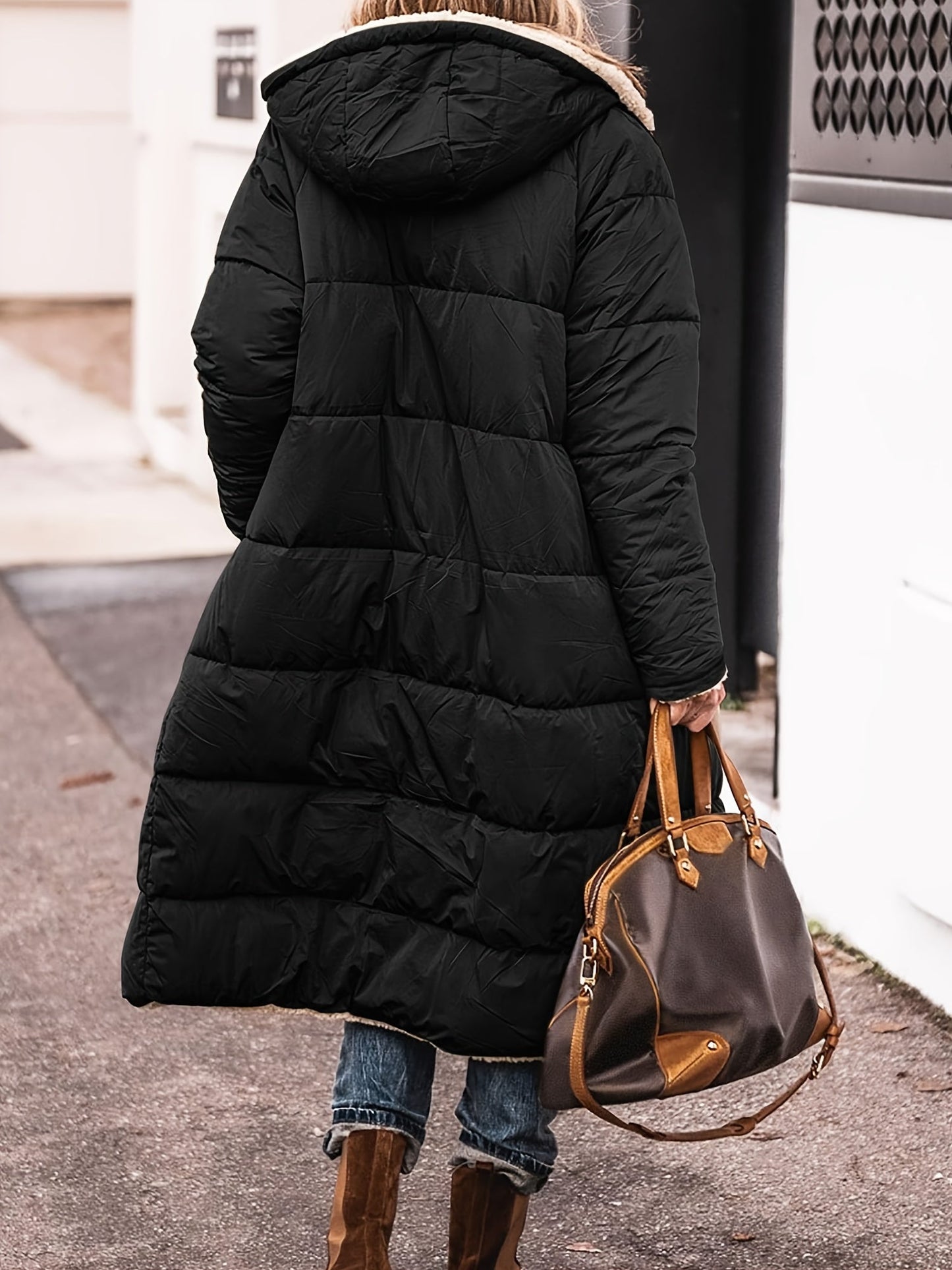 Ellena | Sleek Longline Winter Jacket