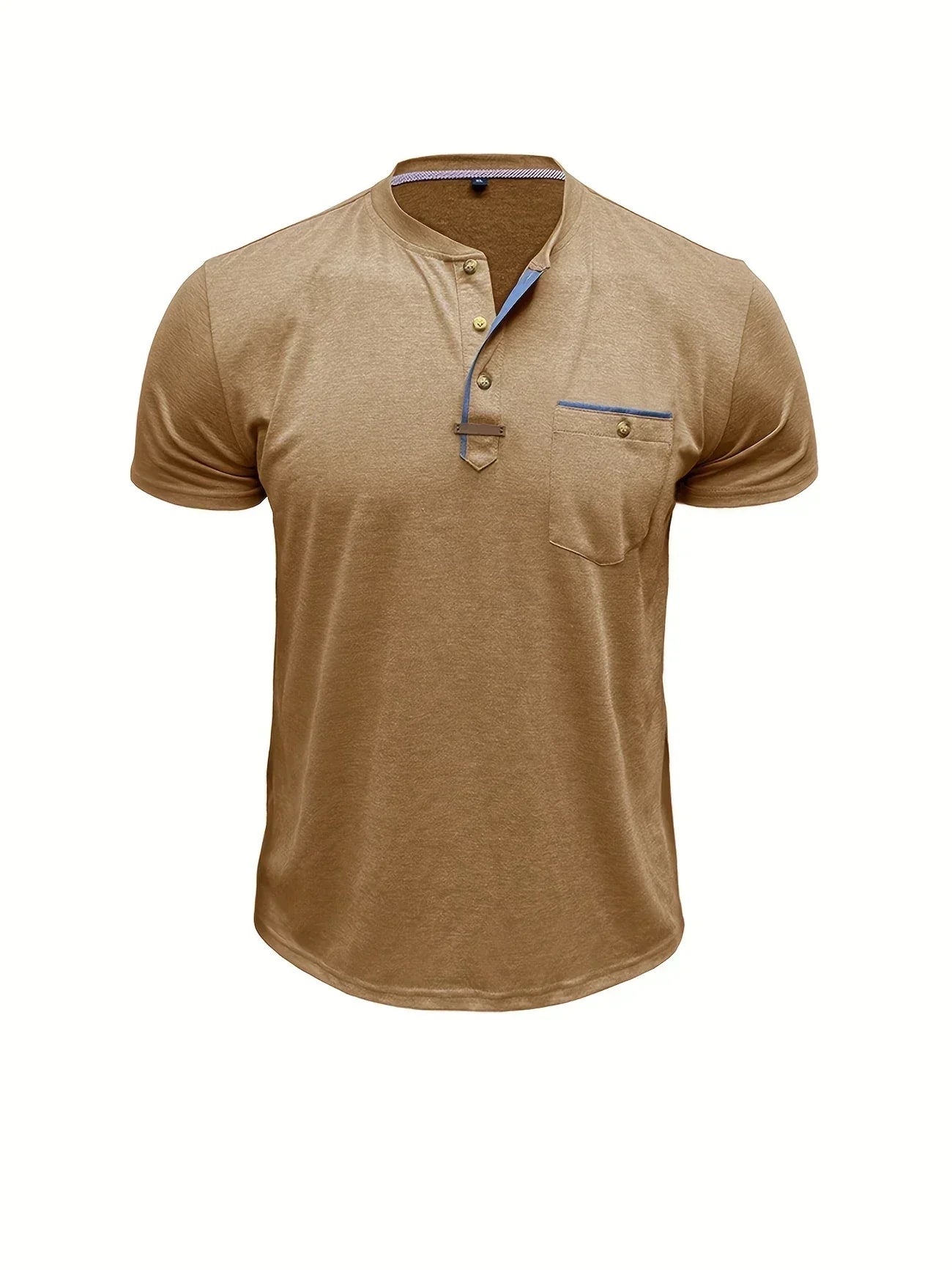 Slade | Classic Round Neck Pocket Shirt