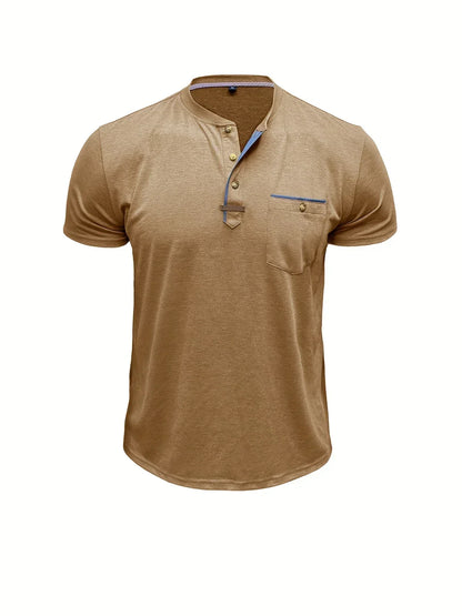 Slade | Classic Round Neck Pocket Shirt