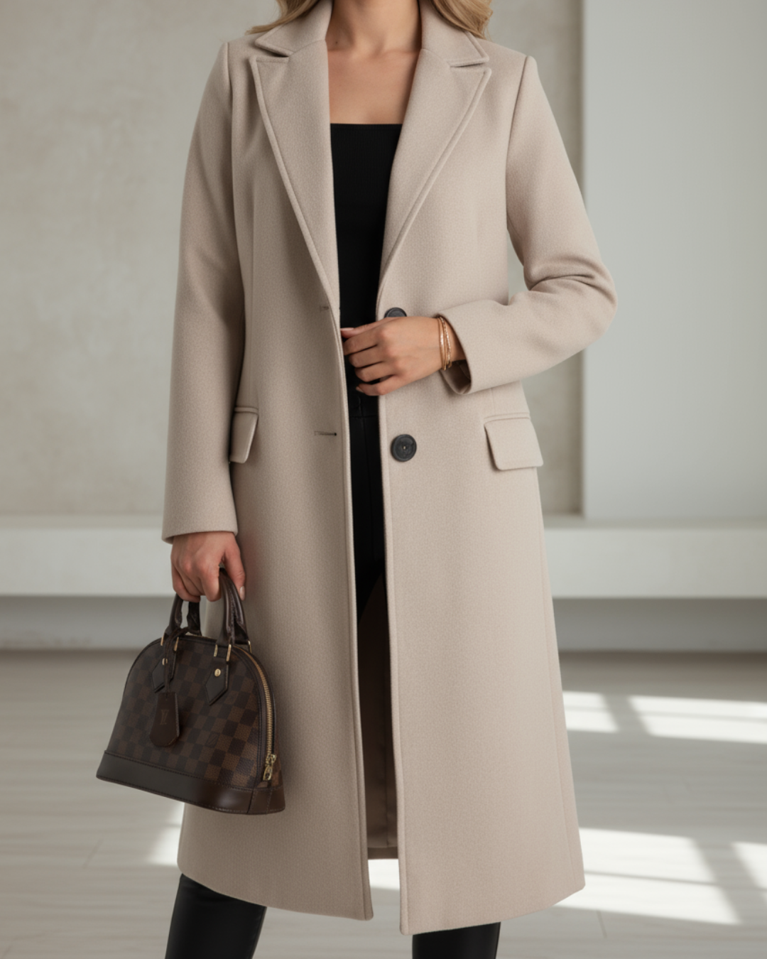 Thaline | Chic Longline Overcoat