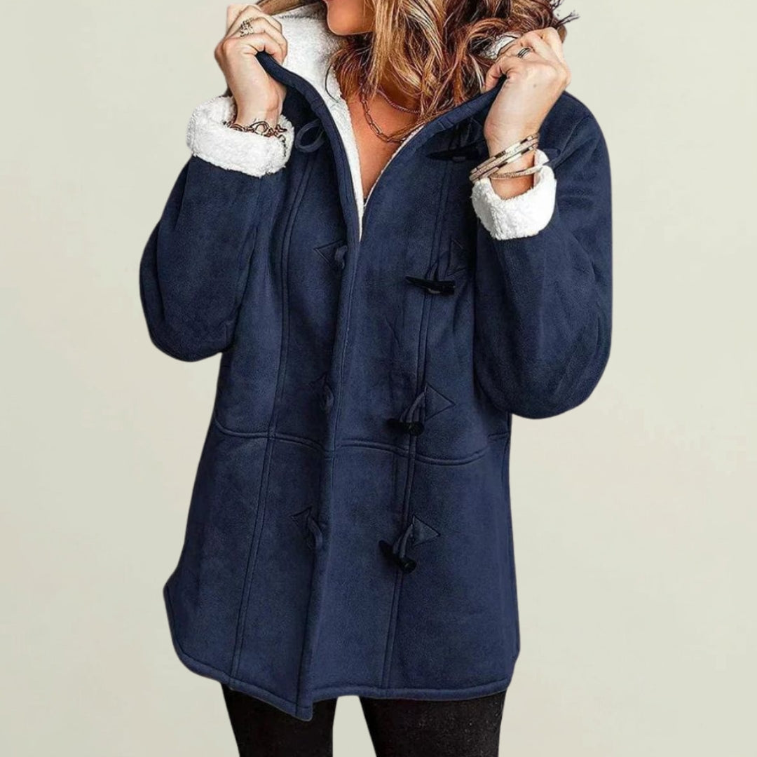 Rowie | Elegant Hooded Toggle Winter Coat