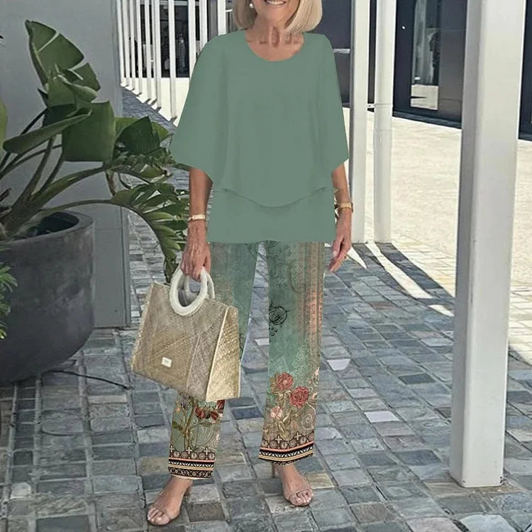 Geneva | Stylish Trendy Print Two-Piece Set