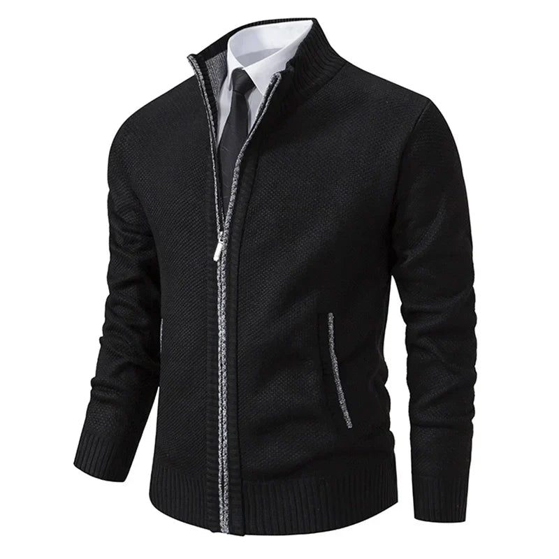 Cesar | Soft Edge Zip Sweater