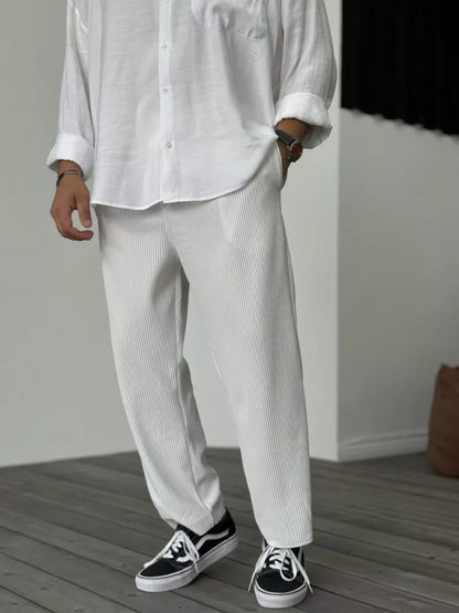 Fredie | Elegant Rib Pants