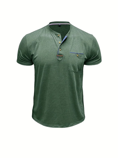 Slade | Classic Round Neck Pocket Shirt