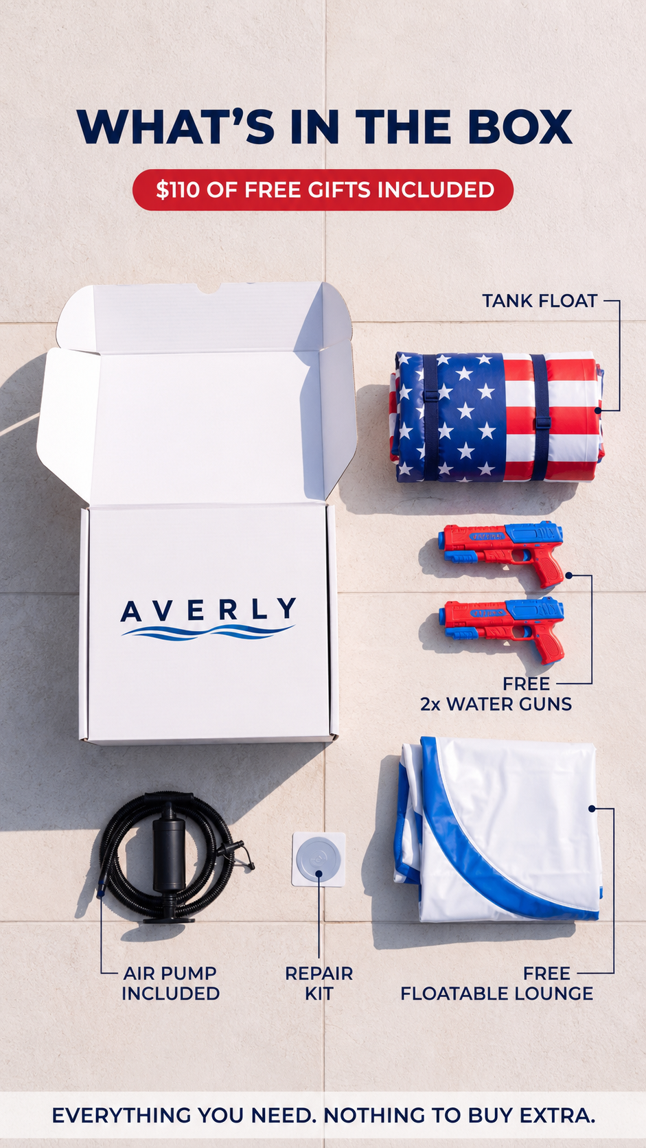 Patriot Tank Float