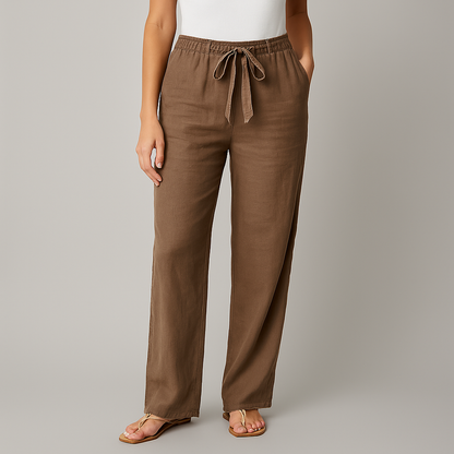 Silvia | Casual Drawstring Trousers
