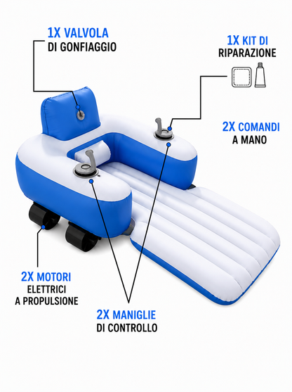 AquaDrive™ Materassino Motorizzato
