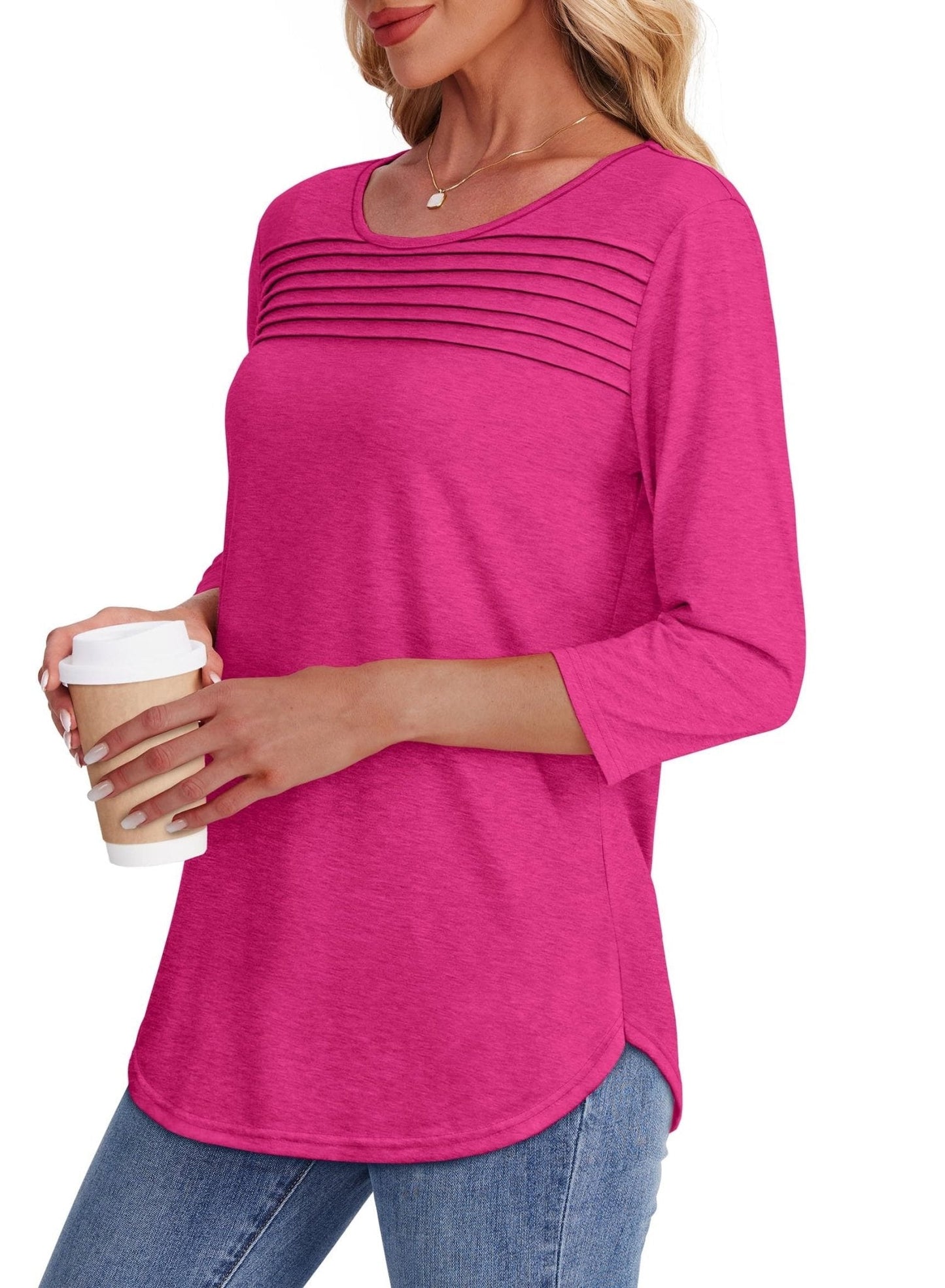 Annelie | Stylish Pleat Top