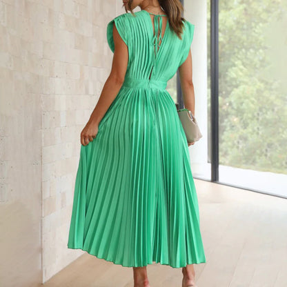 Stella & Grace™ | Timeless Pleated Midi Dress