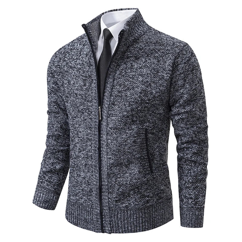 Cesar | Soft Edge Zip Sweater
