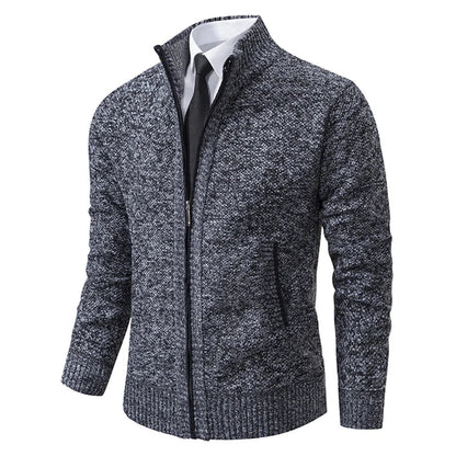 Cesar | Soft Edge Zip Sweater