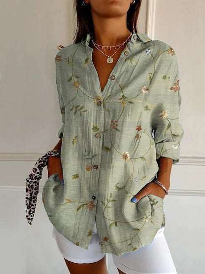 Elin | Vibrant Geometric Shirt