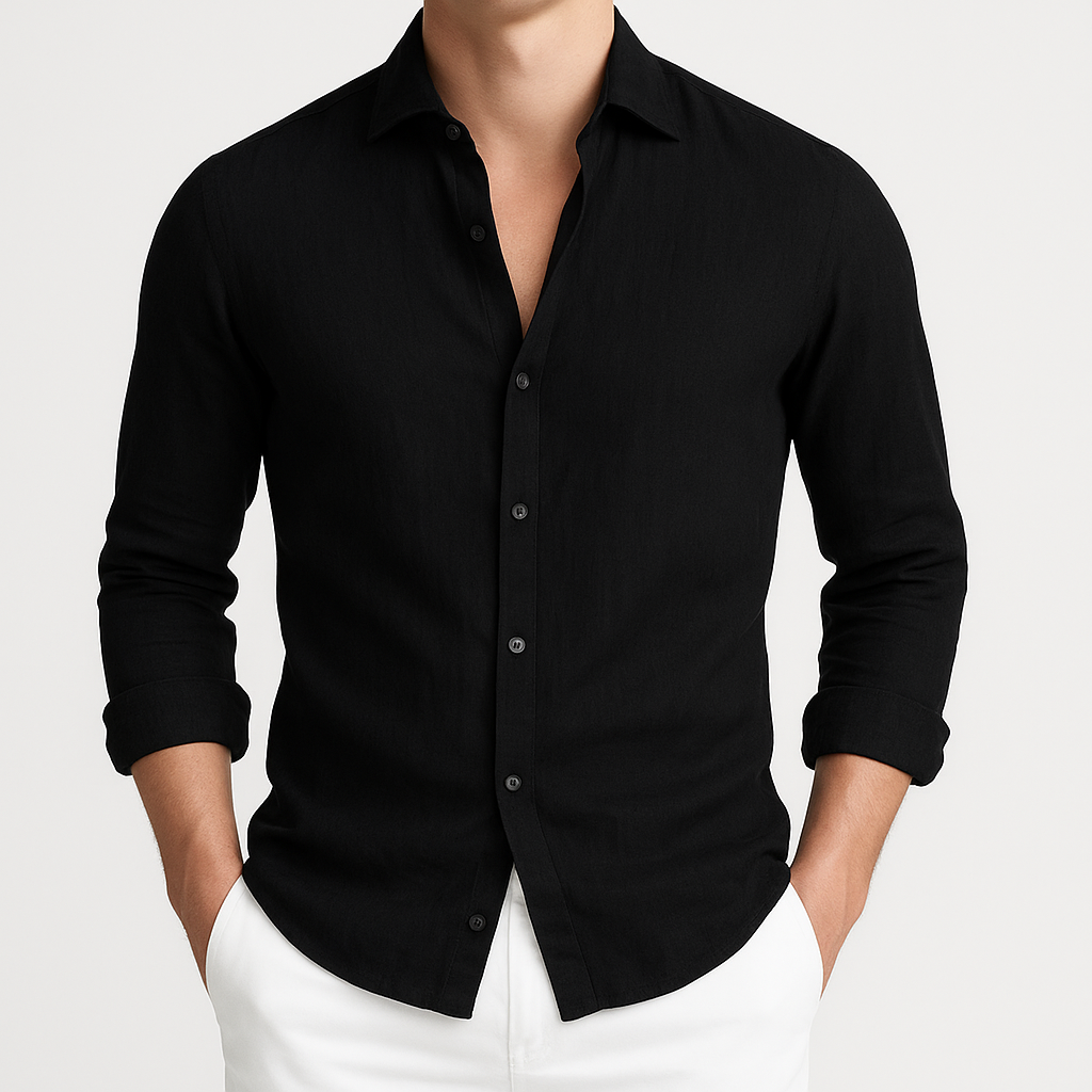 Primo | Cozy Long Sleeve Roll-Up Shirt