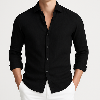Primo | Cozy Long Sleeve Roll-Up Shirt