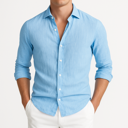 Primo | Cozy Long Sleeve Roll-Up Shirt