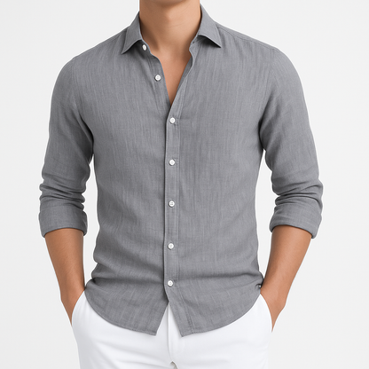 Primo | Cozy Long Sleeve Roll-Up Shirt