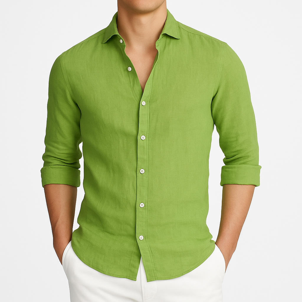 Primo | Cozy Long Sleeve Roll-Up Shirt