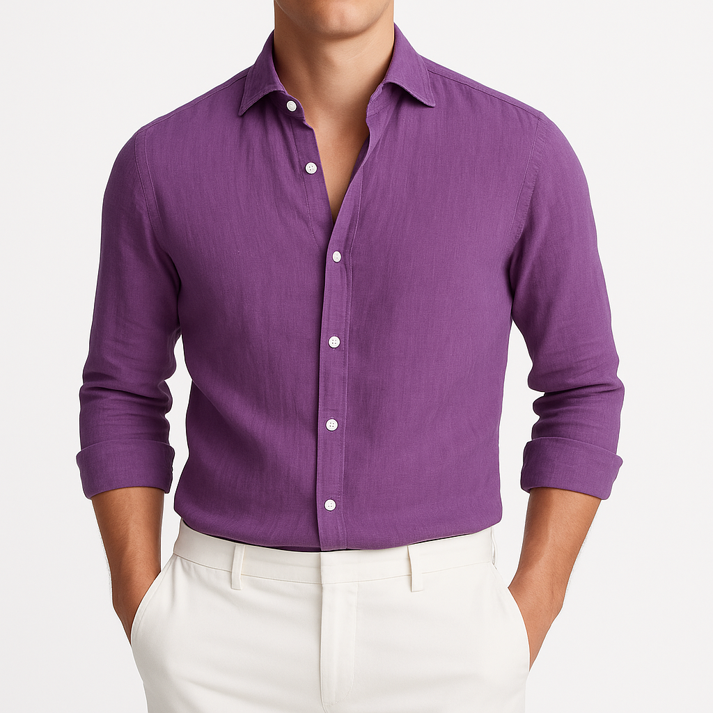 Primo | Cozy Long Sleeve Roll-Up Shirt