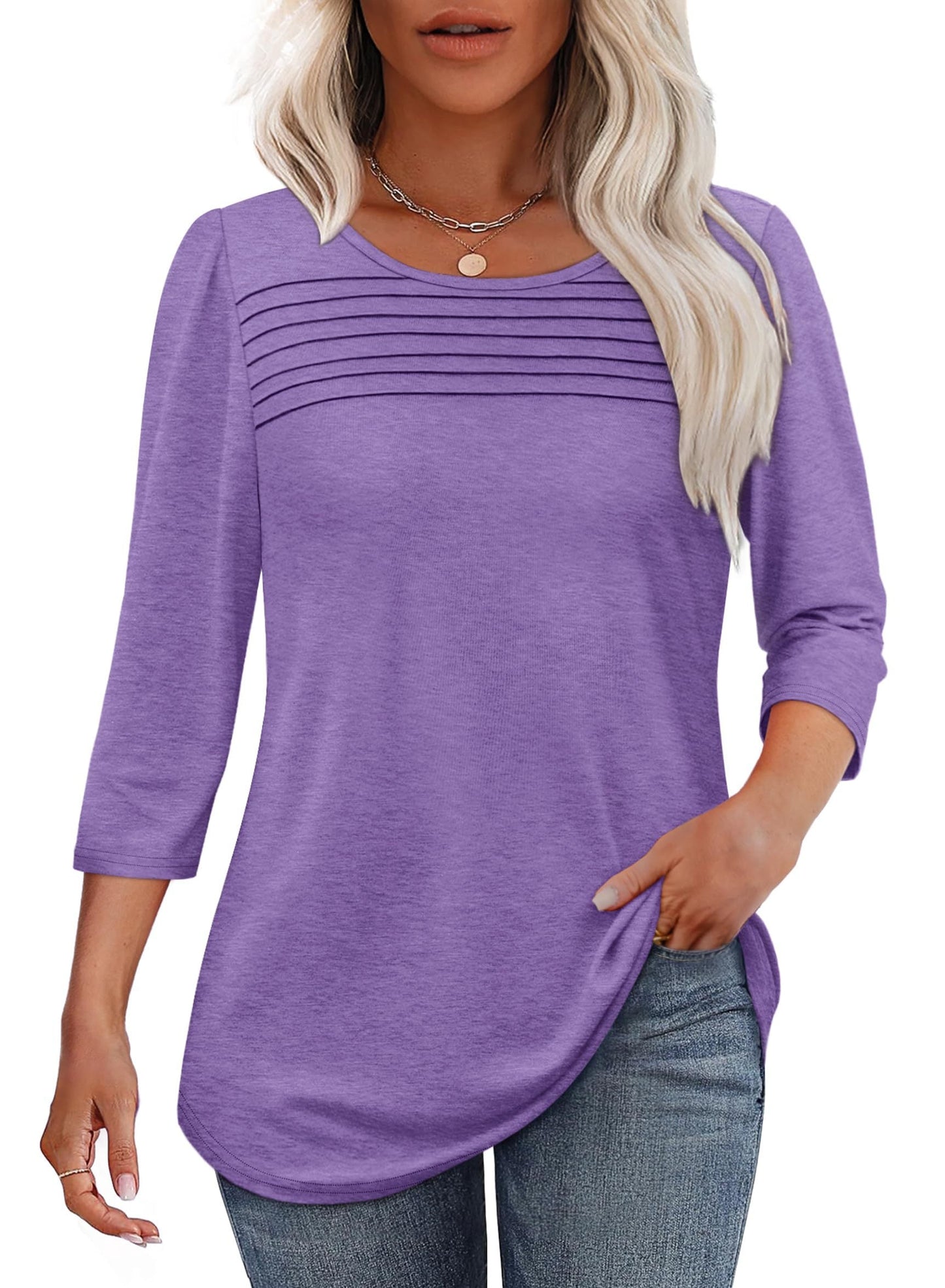 Annelie | Stylish Pleat Top
