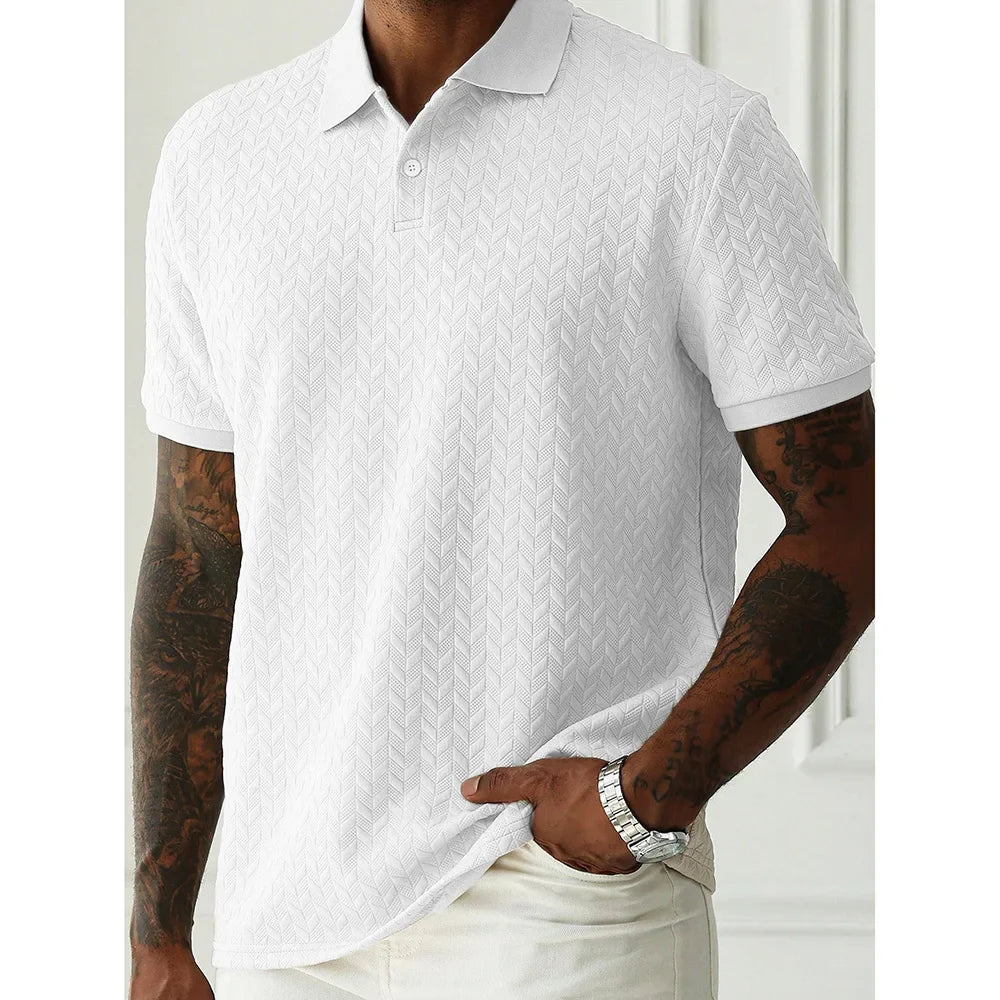 Spencer | Short-Sleeve Fashion Button-Up Shirt