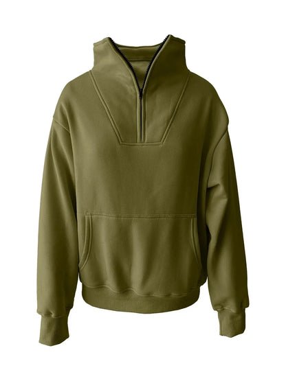 Lunette | Cozy Quarter-Zip Pullover Sweatshirt