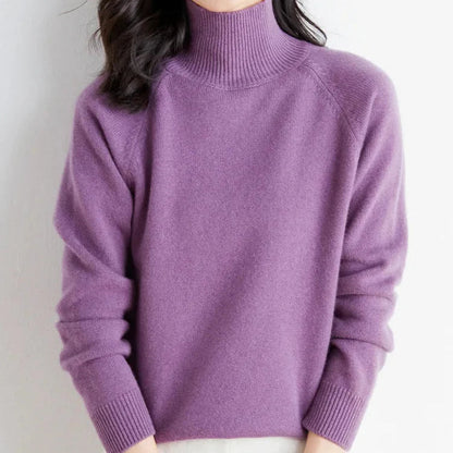 Zoey | Classic Mock-Neck Sweater