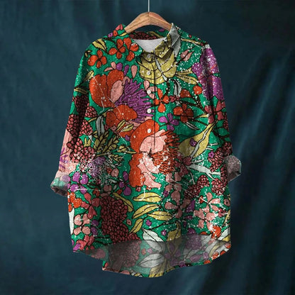 Rosemary | French Vintage Floral Blouse