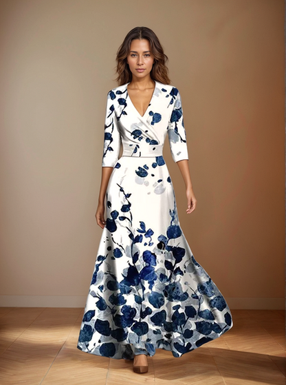 Rosalind | Flowing Floral Maxi Dress